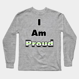 I am proud (Agender) Long Sleeve T-Shirt